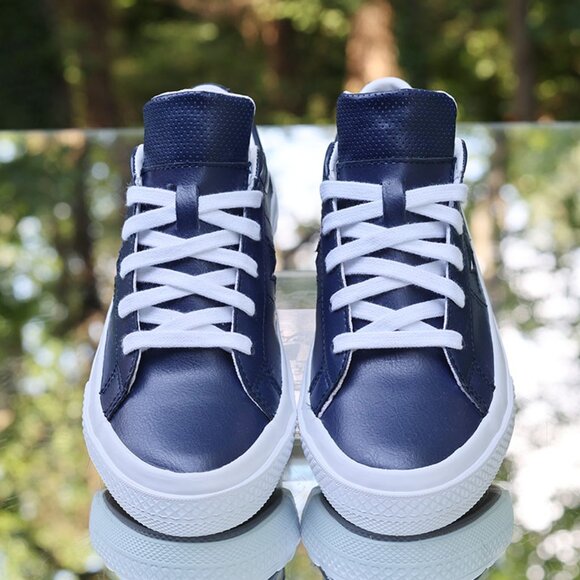 Converse One Star Perforated leather Blue - Picture 10 of 13